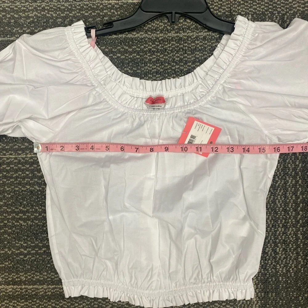 NWT Kate Spade Aperitif Poplin Top Size Small